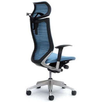 オフィスシーティング バロン 可動肘 EXハイバック 可動ヘッドレスト 背グラデーションサポートメッシュ オカムラ(岡村製作所)