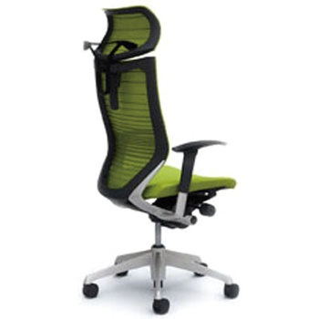 オフィスシーティング バロン 可動肘 EXハイバック 可動ヘッドレスト 背グラデーションサポートメッシュ オカムラ(岡村製作所)