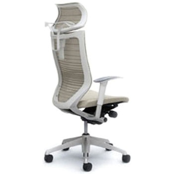 オフィスシーティング バロン 可動肘 EXハイバック 可動ヘッドレスト 背グラデーションサポートメッシュ オカムラ(岡村製作所)