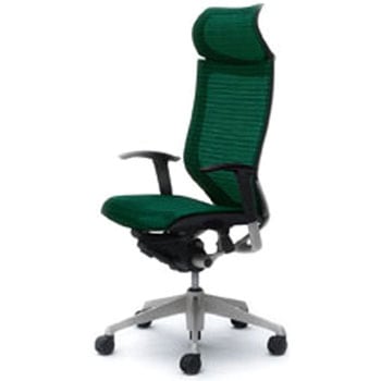 オフィスシーティング バロン 可動肘 EXハイバック 固定ヘッドレスト 背スタンダードメッシュ オカムラ(岡村製作所)