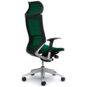 オフィスシーティング バロン 可動肘 EXハイバック 固定ヘッドレスト 背スタンダードメッシュ オカムラ(岡村製作所)