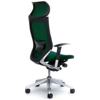 オフィスシーティング バロン 可動肘 EXハイバック 固定ヘッドレスト 背スタンダードメッシュ オカムラ(岡村製作所)