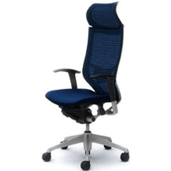 オフィスシーティング バロン 可動肘 EXハイバック 固定ヘッドレスト 背スタンダードメッシュ オカムラ(岡村製作所)