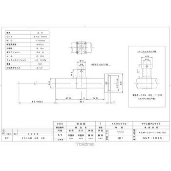 物体側テレセントリックレンズ W.D.110mm Kenko(ケンコートキナー)