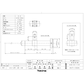 物体側テレセントリックレンズ W.D.110mm Kenko(ケンコートキナー)
