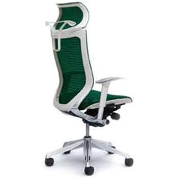 オフィスシーティング バロン 可動肘 EXハイバック 固定ヘッドレスト 背スタンダードメッシュ オカムラ(岡村製作所)