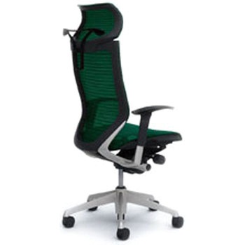 オフィスシーティング バロン 可動肘 EXハイバック 固定ヘッドレスト 背スタンダードメッシュ オカムラ(岡村製作所)