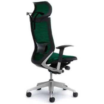 オフィスシーティング バロン 可動肘 EXハイバック 固定ヘッドレスト 背スタンダードメッシュ オカムラ(岡村製作所)