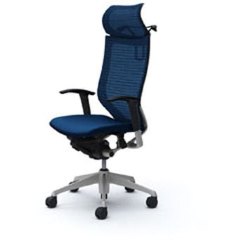 オフィスシーティング バロン 可動肘 EXハイバック 固定ヘッドレスト 背スタンダードメッシュ オカムラ(岡村製作所)