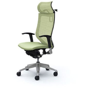 オフィスシーティング バロン 可動肘 EXハイバック 固定ヘッドレスト 背スタンダードメッシュ オカムラ(岡村製作所)