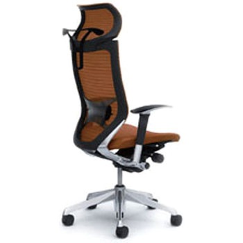 オフィスシーティング バロン 可動肘 EXハイバック 固定ヘッドレスト 背スタンダードメッシュ オカムラ(岡村製作所)