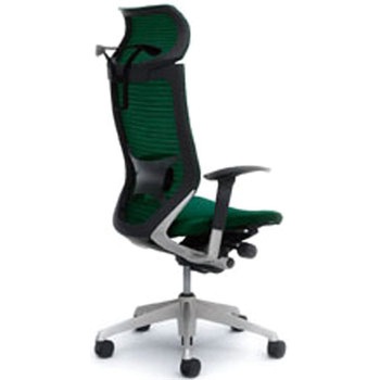 オフィスシーティング バロン 可動肘 EXハイバック 固定ヘッドレスト 背スタンダードメッシュ オカムラ(岡村製作所)
