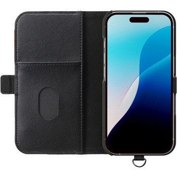 iPhone 16用 フリップカバー [フェルト/ブラック] - PGA