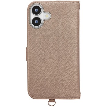 iPhone 16用 ダブルフリップカバー [ベージュ] - PGA