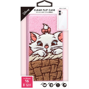 iPhone 16用 クリアフリップケース [ディズニーマリー] PGA