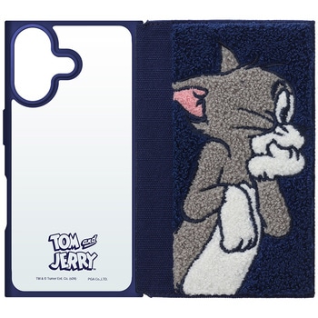 iPhone 16用 クリアフリップケース [トム] PGA