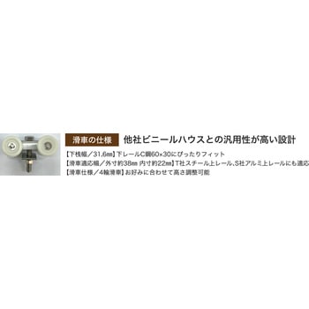 アルミドア 2枚戸タイプ イノチオアグリ株式会社