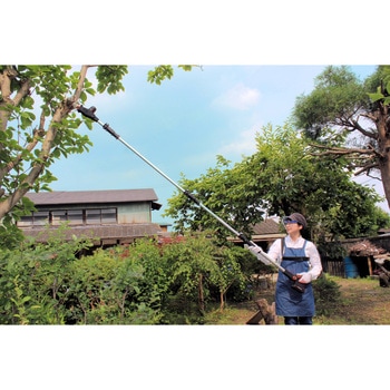 24Vコードレス ブラシレスモーター搭載 3m高枝電動のこぎりPRO (日本製 枝切りブレード刃採用) YARD FORCE