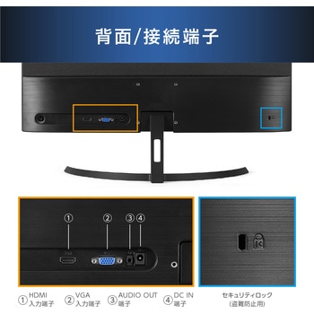 液晶ディスプレイ 23.8インチ 3年保証 アイリスオーヤマ ディスプレイ