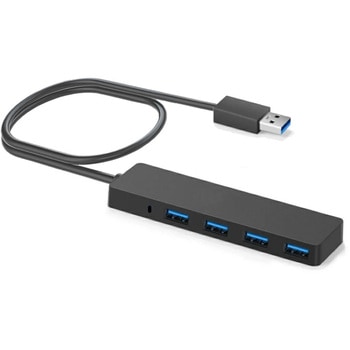 USBハブ 3.0 スリム4ポート 薄型 コンパクト メディアフューチャー