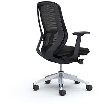 オフィスシーティング シルフィ 可動肘 ハイバック 背メッシュ 五本脚 - オカムラ(岡村製作所)