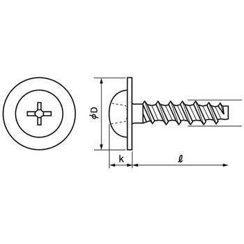 BC PTスクリュー(1411-H2 大阪魂