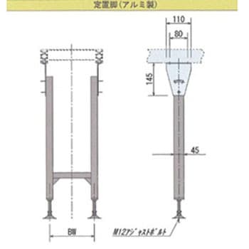 コンベヤ用H型脚 - ケイズベルテック