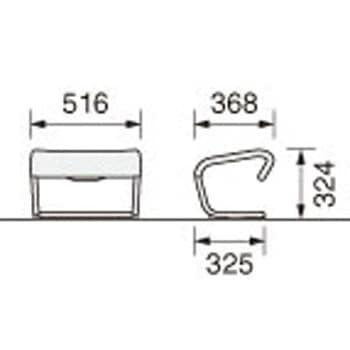ラウンジ用チェアー(ランティス)用オットマン LION (ライオン事務器)