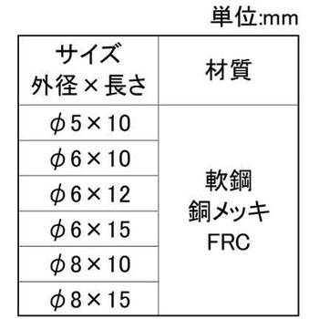 ドウメッキ CDスタッド リベット(FRC 大阪魂