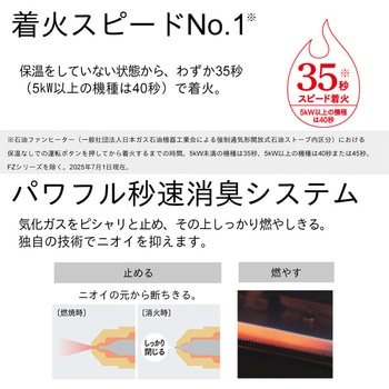 石油ファンヒーター  Lタイプ 木造12畳まで/コンクリート16畳まで FW-4625L(W) ダイニチ工業