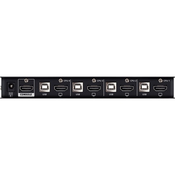 4ポート USB HDMI KVMP(TM)スイッチ(4K60p対応、2ポートUSB 2.0ハブ搭載 ATEN