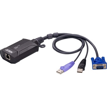 小型ドングル型1ポート VGA KVM over IP(解像度1，920×1，200対応 ATEN