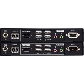 DisplayPort/HDMI 光ファイバーKVMエクステンダー(4K60p @ 300m) ATEN