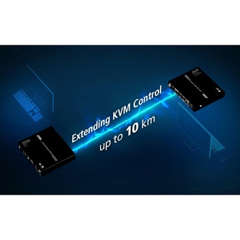 DisplayPort/HDMI 光ファイバーKVMエクステンダー(4K60p @ 10km) ATEN