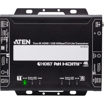 HDMI / USB HDBaseT 3.0-Lite トランシーバー (4K60p&双方向PoH対応) ATEN