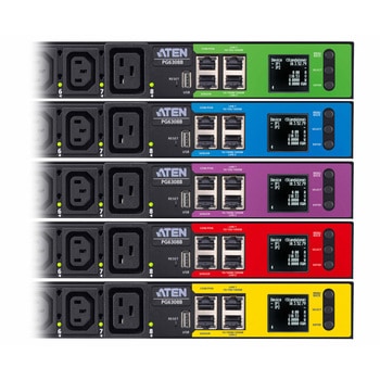 電源計測・管理機能搭載ラックマウントPDU(1U/30A/8ポート) - ATEN