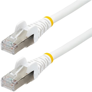 CAT6A LANケーブル/10m/ホワイト/10GbE 500MHz/PoE++ 100W/S/FTP/ノイズ対策/低煙ハロゲンフリー/スナッグレスRJ45/カテゴリ6A ギガビット対応/業務用に最適 - StarTech.com