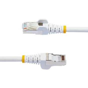 CAT6A LANケーブル/10m/ホワイト/10GbE 500MHz/PoE++ 100W/S/FTP/ノイズ対策/低煙ハロゲンフリー/スナッグレスRJ45/カテゴリ6A ギガビット対応/業務用に最適 - StarTech.com