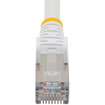 CAT6A LANケーブル/10m/ホワイト/10GbE 500MHz/PoE++ 100W/S/FTP/ノイズ対策/低煙ハロゲンフリー/スナッグレスRJ45/カテゴリ6A ギガビット対応/業務用に最適 - StarTech.com