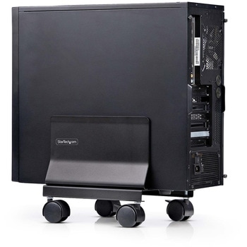 CPUスタンド/ストッパー付きキャスター付属/調整幅132～220mm/耐荷重21kg/デスクトップPCカート/タワー型パソコン フロアスタンド StarTech.com