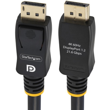 DisplayPort 1.2 ケーブル/4.6m/10本入り/4K60Hz/VESA規格準拠/21.6Gbps HBR2/抜け防止機構 ラッチ付き/DPオス - DPオス/ブラック/モニター・ディスプレイ用 StarTech.com