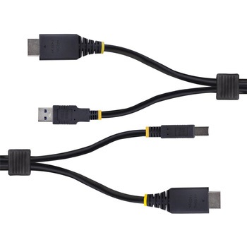 KVMケーブル/1.8m/HDMI & USB 3.0 Type-A - Type-B 5Gbps/4K60Hz/PC パソコン自動切替器用ケーブル StarTech.com