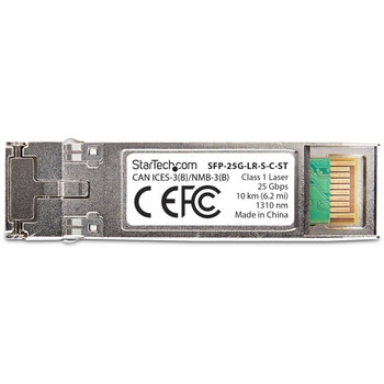 SFP28モジュール/Cisco SFP-25G-LR-S互換/25Gbps/LCコネクター/シングルモードファイバー(SMF)/最大10km/1310nm Tx Rx/DDM DOM/25ギガビット 光トランシーバー - StarTech.com