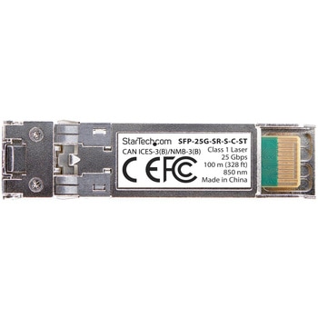 SFP28モジュール/Cisco SFP-25G-SR-S互換/25Gbps/LCコネクター/マルチモードファイバー (MMF)/最大100m/850nm Tx Rx/DDM DOM/25ギガビット 光トランシーバー StarTech.com