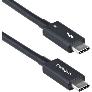 Thunderbolt 5ケーブル/1m/8K60Hz/80Gbps 最大120Gbps/240W PD/Thunderbolt 4認証品/USB-C/4互換/ブラック/高速データ転送 映像出力 - StarTech.com
