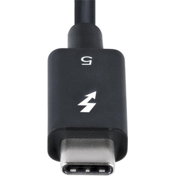 Thunderbolt 5ケーブル/1m/8K60Hz/80Gbps 最大120Gbps/240W PD/Thunderbolt 4認証品/USB-C/4互換/ブラック/高速データ転送 映像出力 - StarTech.com