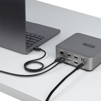Thunderbolt 5ケーブル/1m/8K60Hz/80Gbps 最大120Gbps/240W PD/Thunderbolt 4認証品/USB-C/4互換/ブラック/高速データ転送 映像出力 - StarTech.com