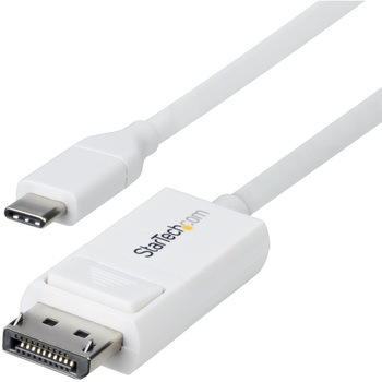 USB-C - DisplayPort 1.2変換ケーブル/2m/4K60Hz/双方向/ホワイト/モニターケーブル/ディスプレイ コンバーター CDP2DP2MBW StarTech.com