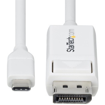 USB-C - DisplayPort 1.2変換ケーブル/2m/4K60Hz/双方向/ホワイト/モニターケーブル/ディスプレイ コンバーター CDP2DP2MBW StarTech.com