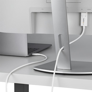 USB-C - DisplayPort 1.2変換ケーブル/2m/4K60Hz/双方向/ホワイト/モニターケーブル/ディスプレイ コンバーター CDP2DP2MBW StarTech.com
